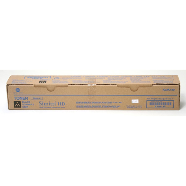 Genuine OEM Konica Minolta Bizhub Toner Tn321k A33K130 for sale online 